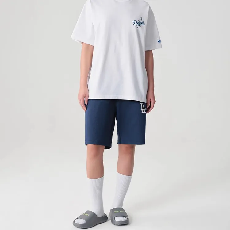 New Era Casual Shorts Unisex Navy Blue-4