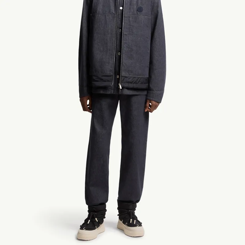 Moncler Jeans Men Denim Blue-1