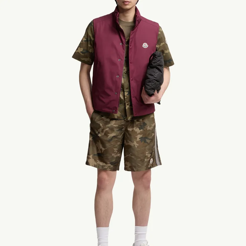 Moncler Swimming Shorts Men Green/Brown-1
