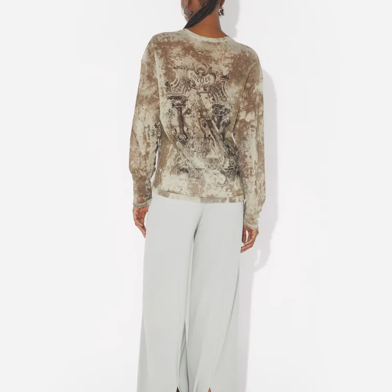 Jean Paul Gaultier T Shirts Unisex Light Umber-2
