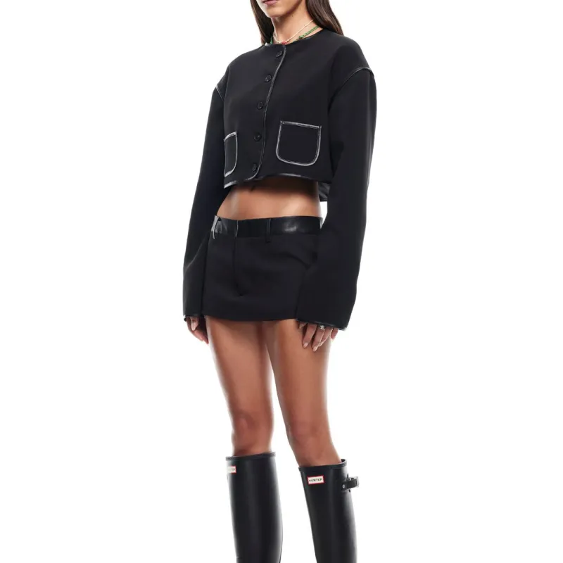 Lioness RHODE MINI INK Denim Short Skirts Women's-3