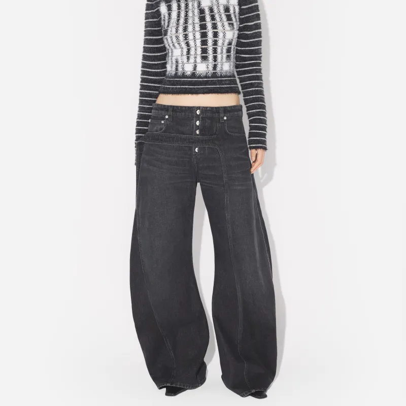 Jean Paul Gaultier Jeans Unisex Black-3