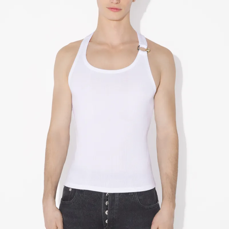Jean Paul Gaultier Tank Tops Unisex White-6