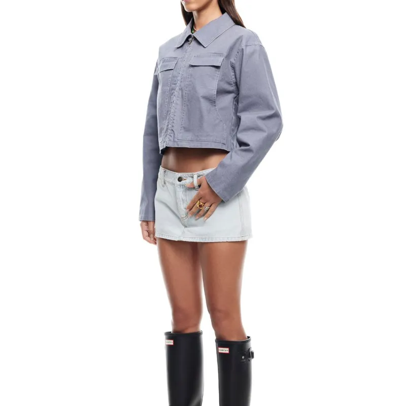 Lioness RHODE MINI LIGHT DENIM Short Skirts Women's-4