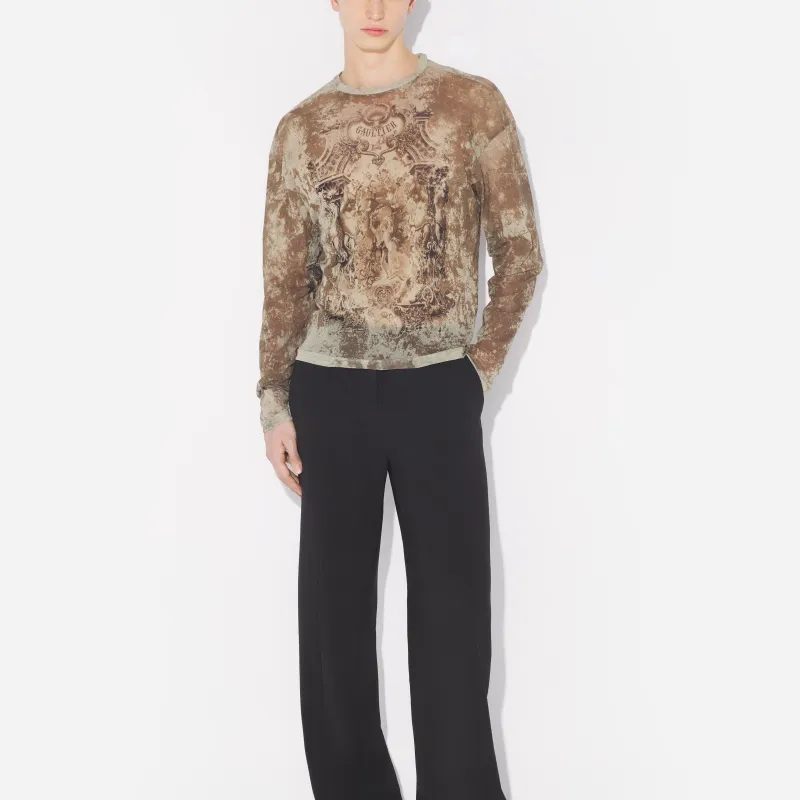 Jean Paul Gaultier T Shirts Unisex Light Umber-4