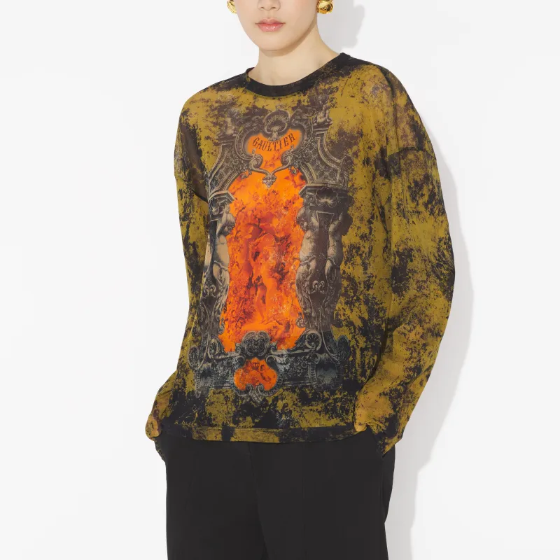 Jean Paul Gaultier Logo~print Top-1