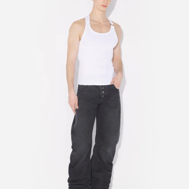 Jean Paul Gaultier Tank Tops Unisex White-4