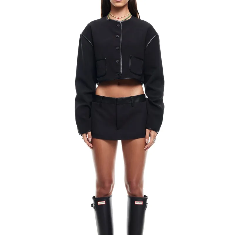 Lioness RHODE MINI INK Denim Short Skirts Women's-4