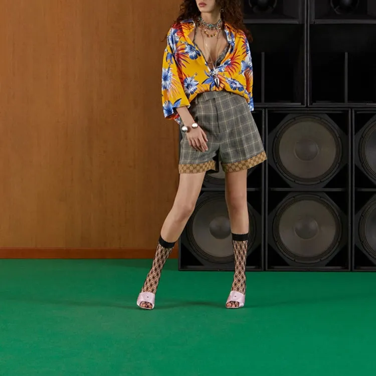 GUCCI Wild Flower Printed Shirt Yellow-1