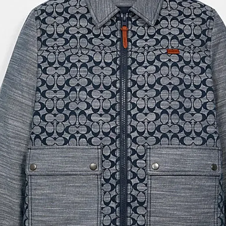 COACH Jackets Men Gray-3