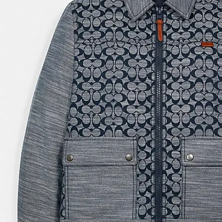COACH Jackets Men Gray-4