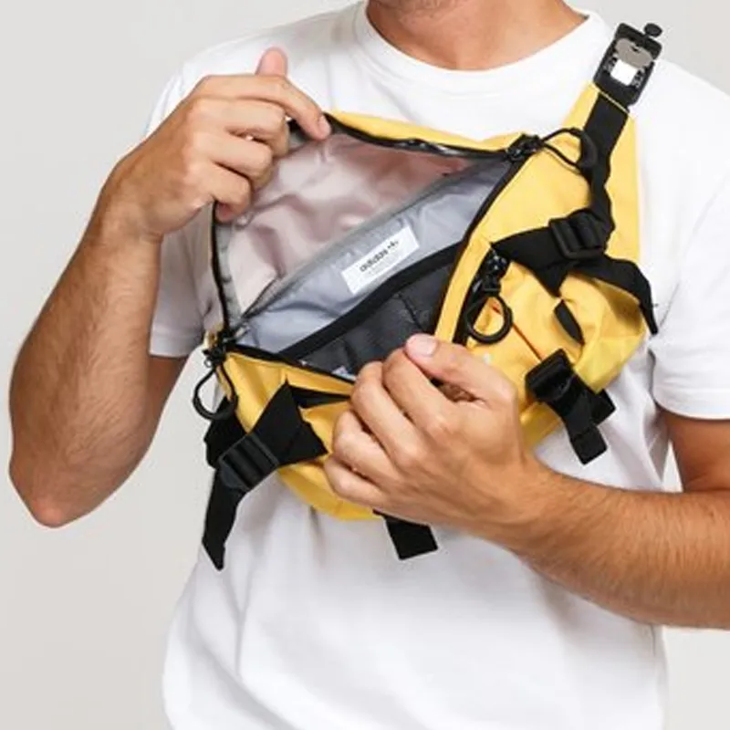 Adidas Originals Polyester Sling Bag, Fanny Pack Regular Unisex Yellow-4