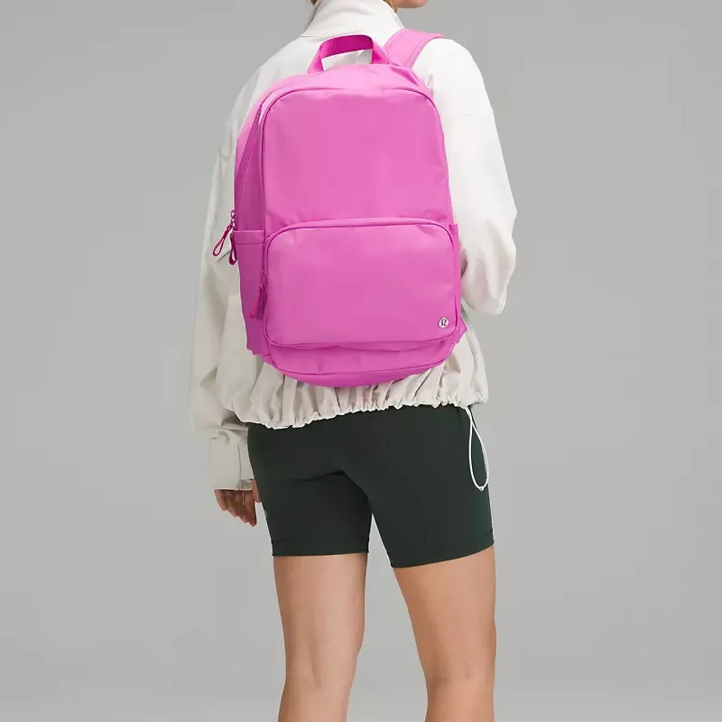 Lululemon Nylon Backpack Regular Unisex Pink-3
