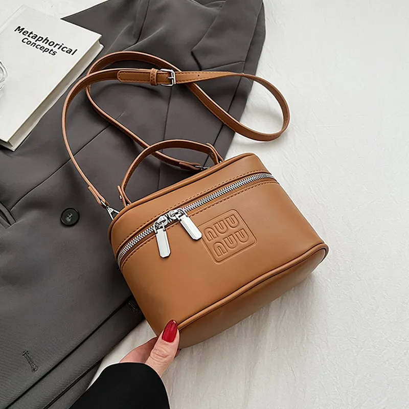 Morellybear PU Crossbody One Shoulder Handbag Regular Women's Black/Yellow Brown/Khaki-3