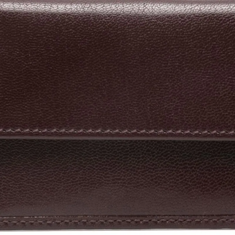 THE ROW Calfskin Wallet Women's Coffee-3