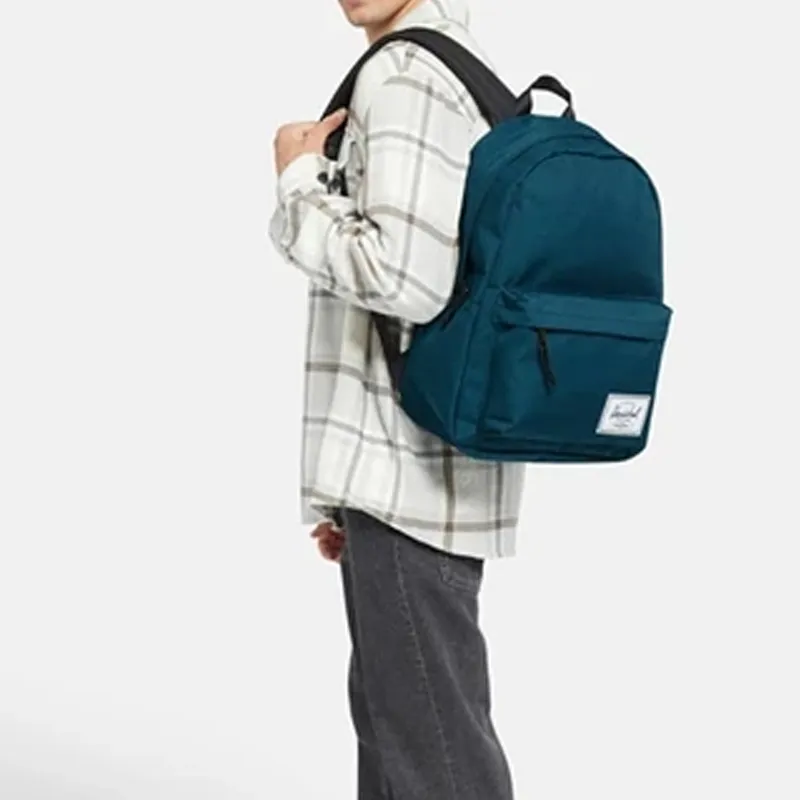 Herschel Recycled Fabric Backpack Extra Large Unisex Navy Blue-3