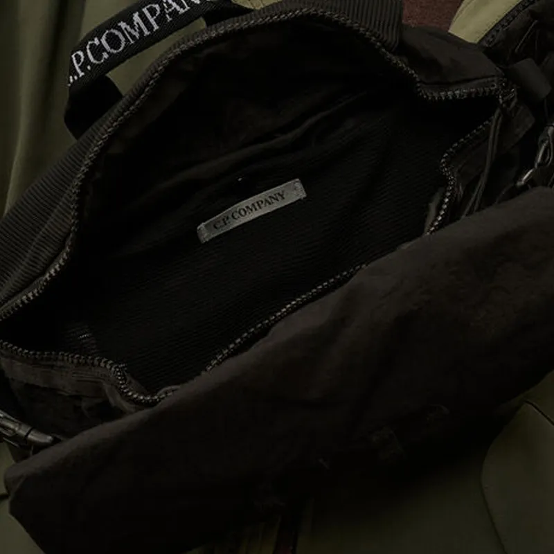 C.P.Company Polyamide Crossbody Fanny Pack Regular Men's Black-2