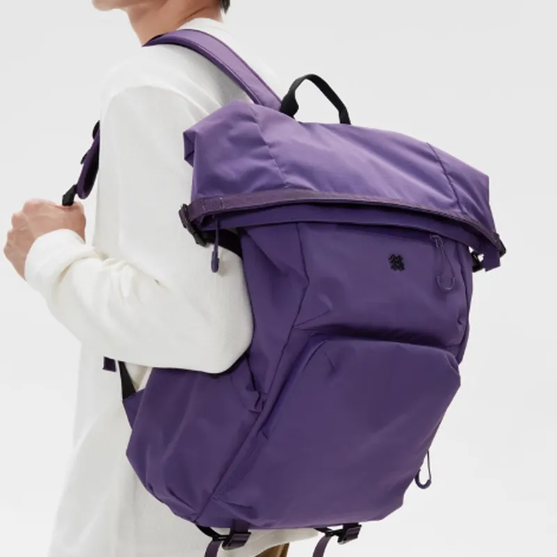 KOLON SPORT Polyester Backpack Regular Unisex Plum-2