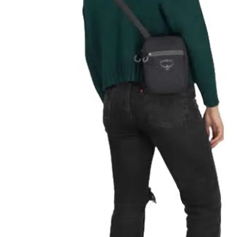 OSPREY Recycled Polyester Shoulder Bag, Crossbody Bag Regular Unisex Black-3