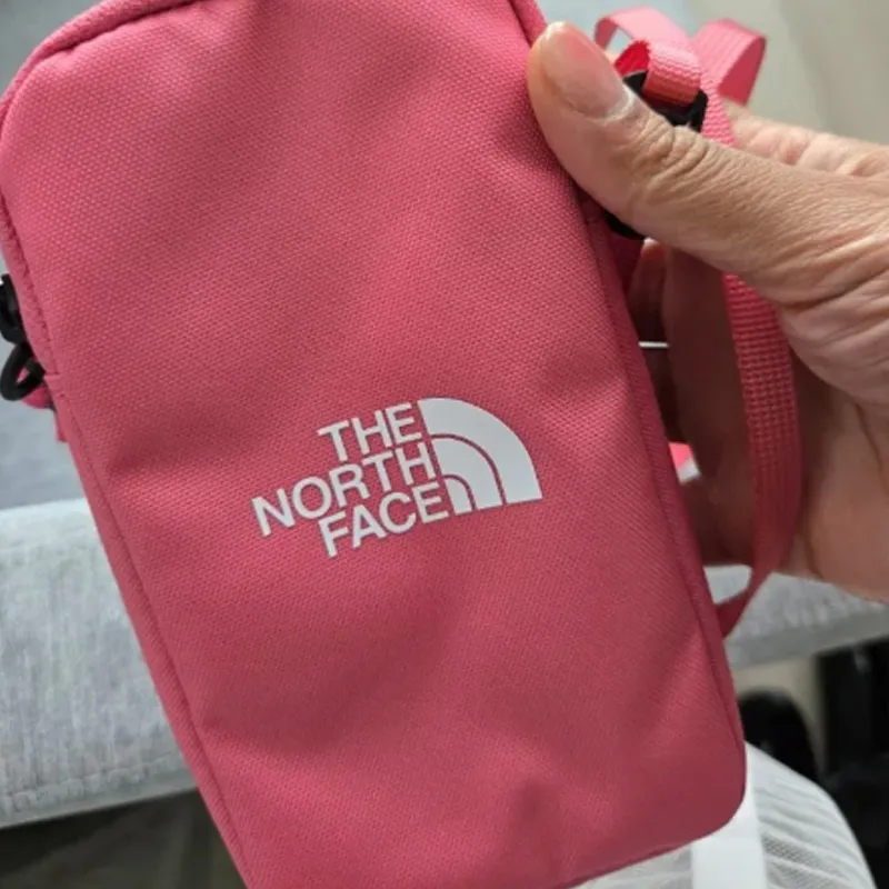 THE NORTH FACE Polyester Shoulder Bag Crossbody Bag Mini Unisex Pink-2