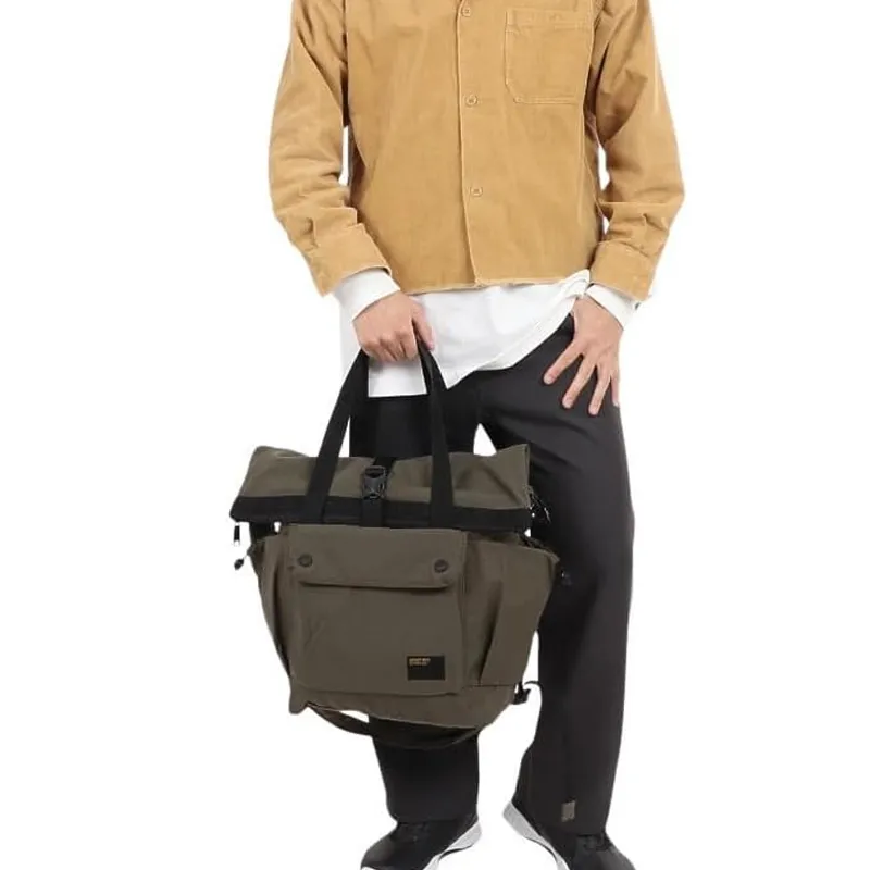 Carhartt WIP Cotton With Nylon Shoulder Bag Crossbody Bag Handbag Regular Unisex Army Green-4