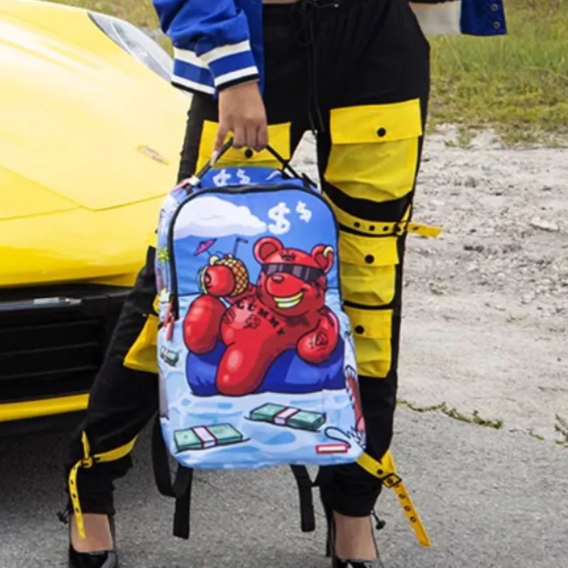 SPRAYGROUND Polyester Backpack Large Size Unisex Multicolor-4