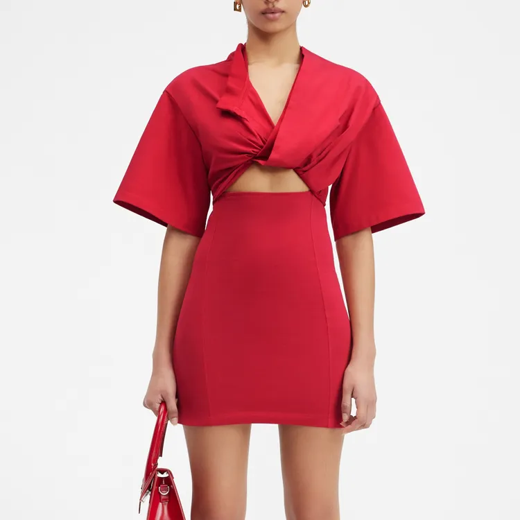 Jacquemus La Robe T Shirt Bahia Dress White-8