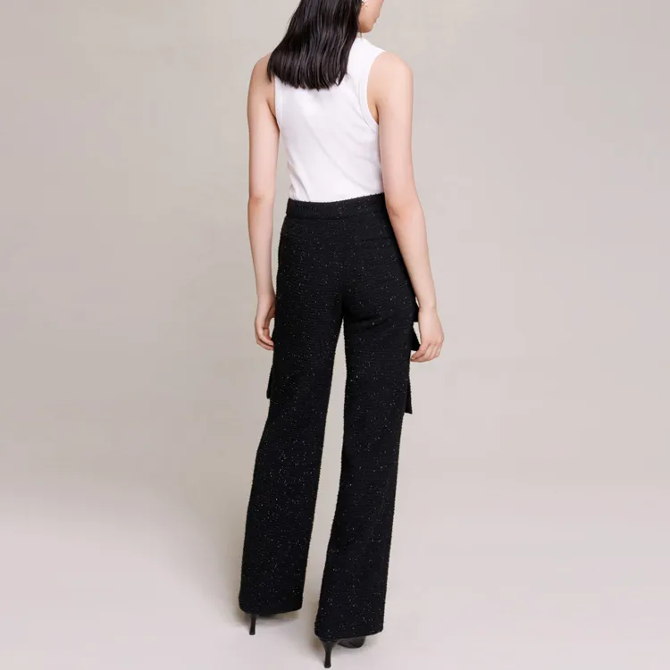 Maje Cargo Pants Women's Black-2