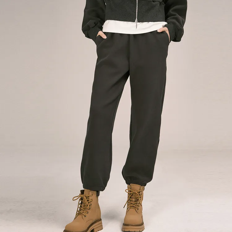 MEIYANG Casual Pants Women's Dark Gray-1