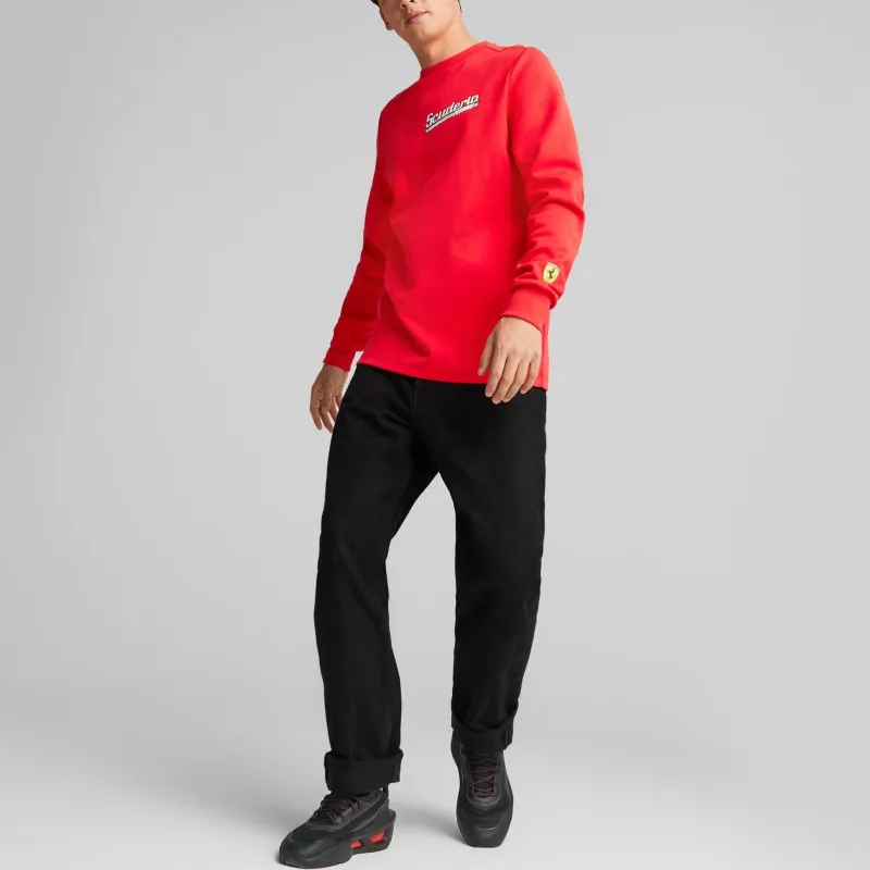 PUMA Scuderia Ferrari Race Sweatshirt Men's Red-2