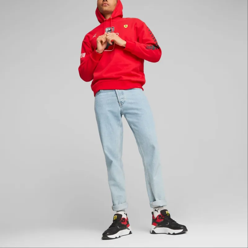 PUMA Scuderia Ferrari Sweatshirts Men Red-2