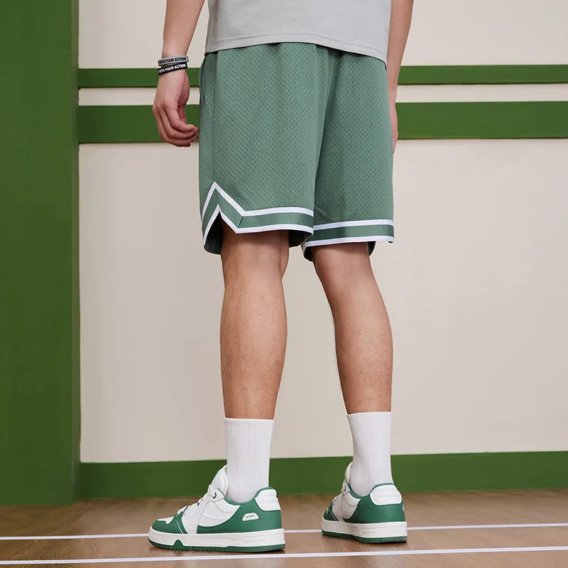 XTEP Casual Shorts Men's Bamboo Green-4