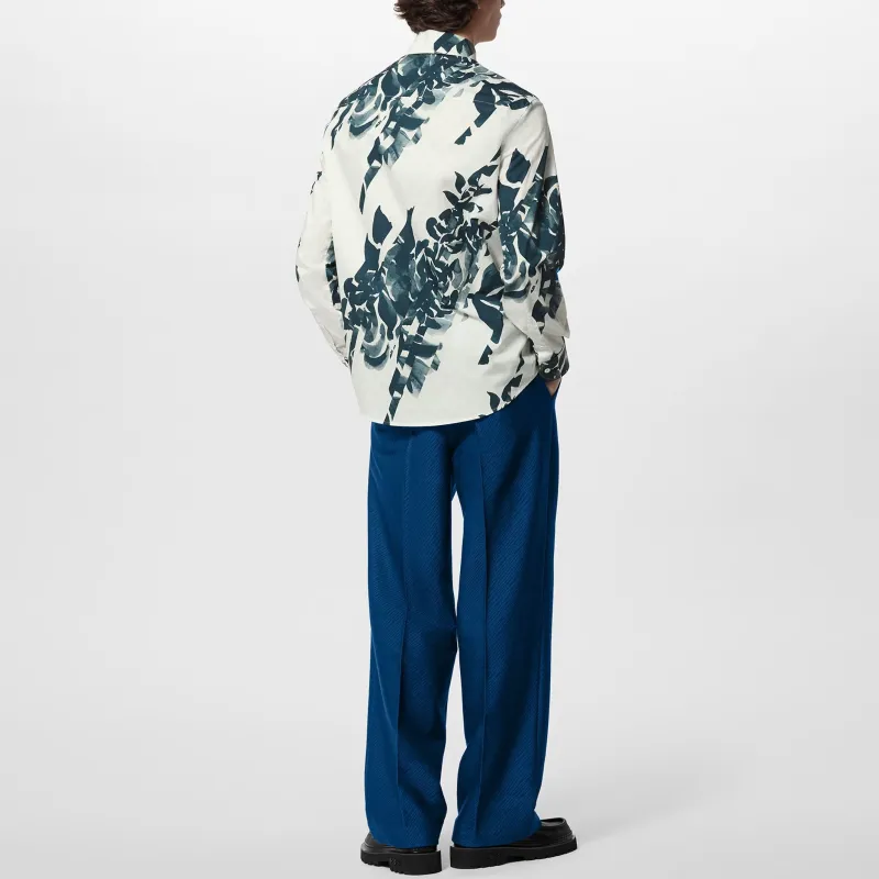 LOUIS VUITTON Long Sleeved Printed Cotton Shirt-3
