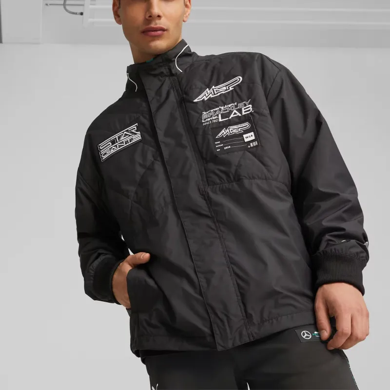 PUMA Mercedes Amg Jackets Men Black-4