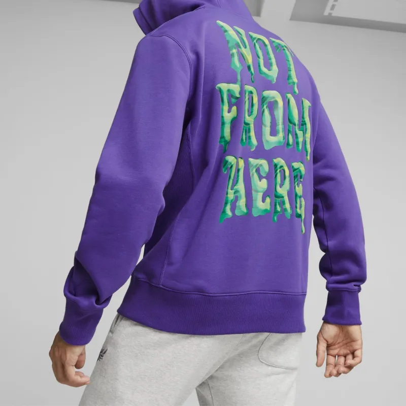 PUMA TOWELING CAT T-Shirts Men Purple-4
