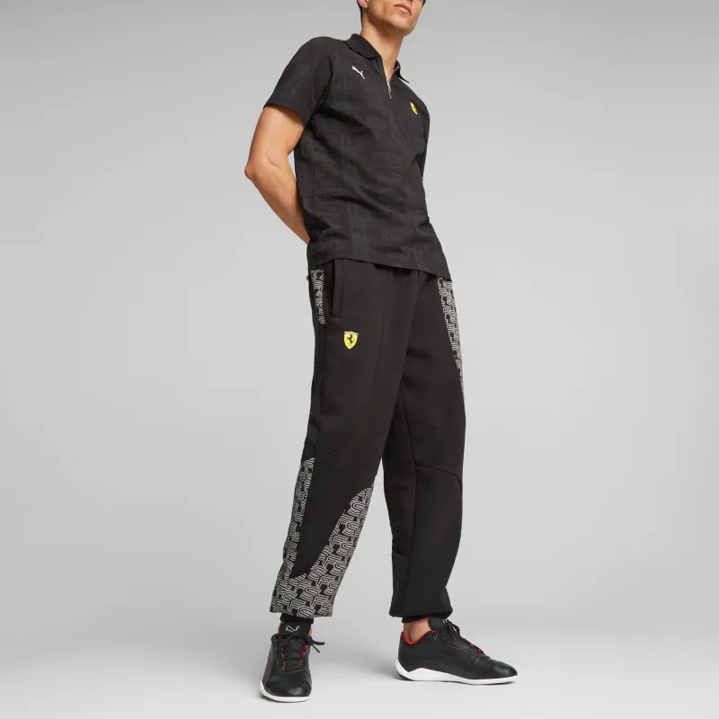PUMA Scuderia Ferrari Race Sweatpants Casual Pants Men's Black-4