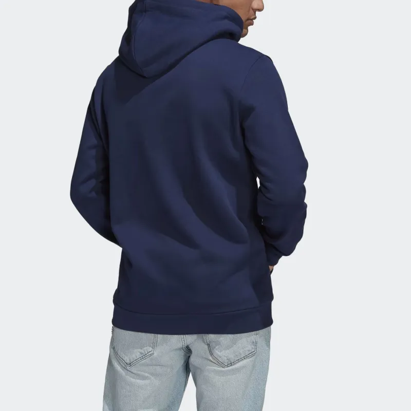 Adidas Originals Adicolor Classics Trefoil Hoodie Sweatshirt Men's Blue-3
