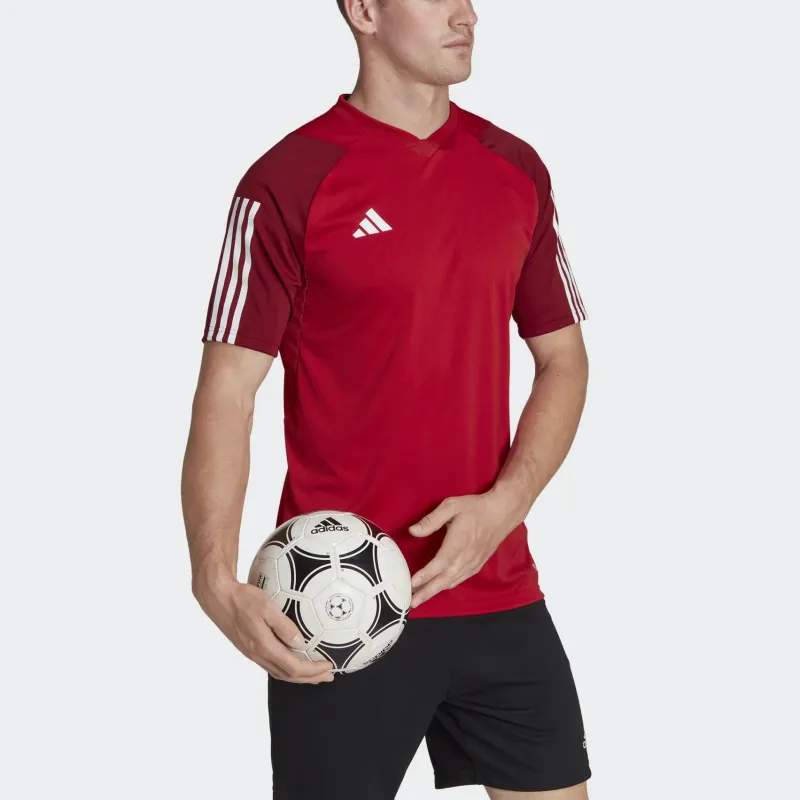 Adidas Tiro 23 Competition Jersey T Shirt Men's Red-4