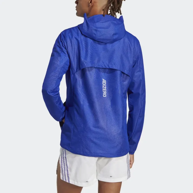 Adidas Adizero Engineered Membrane Jacket Jackets Coats Men's Blue-2