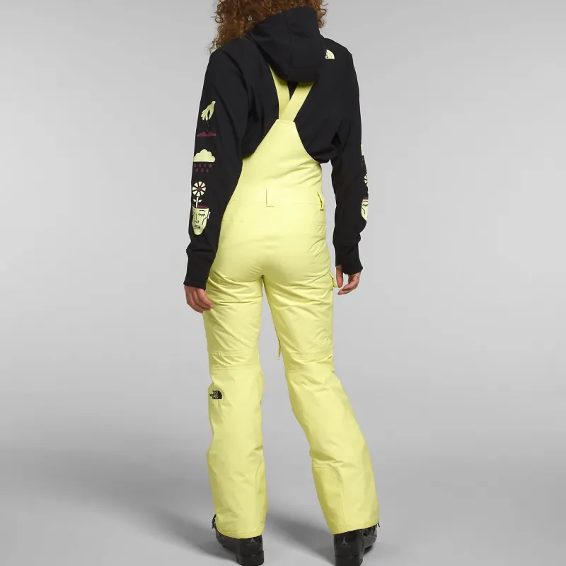 THE NORTH FACE Freedom Insulated Bibs Overalls Women's Yellow-2