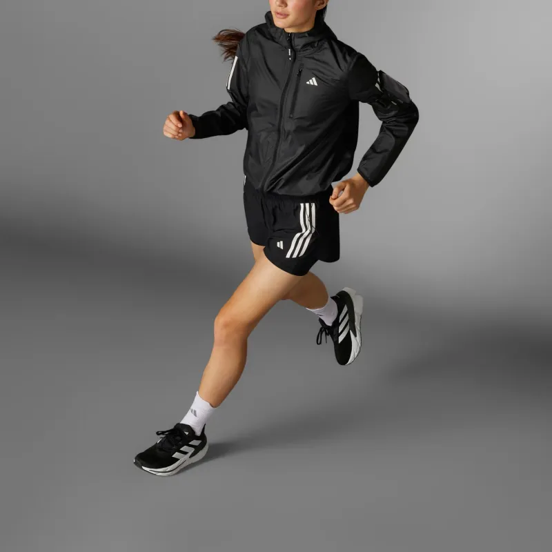 Adidas Free Shipping With AdiClub Own The Run 3 Stripes 2 in 1 Shorts-2