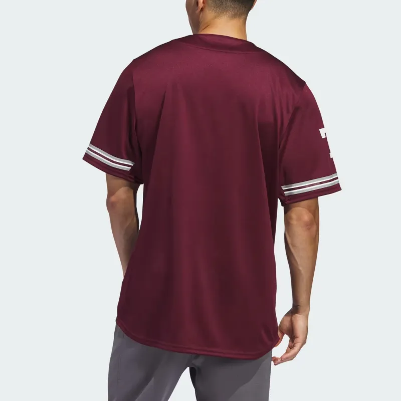Adidas Texas A&M Reverse Retro Replica Baseball Jersey-2