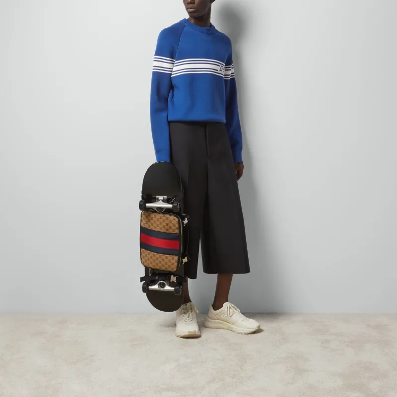 GUCCI Square GG patch Wool Jumper-1