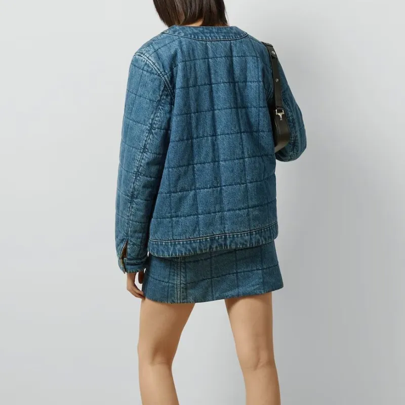 GUCCI Reversible Denim Jacket 'Blue/Multicolor'-5