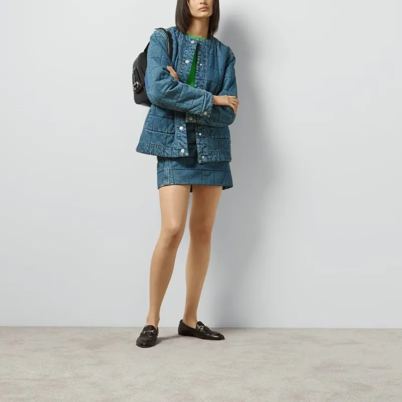 GUCCI Reversible Denim Jacket 'Blue/Multicolor'-2