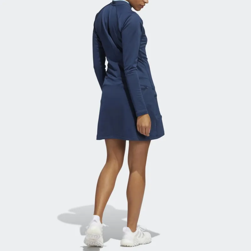 Adidas Long-Sleeved Dresses Women's Navy Blue-3