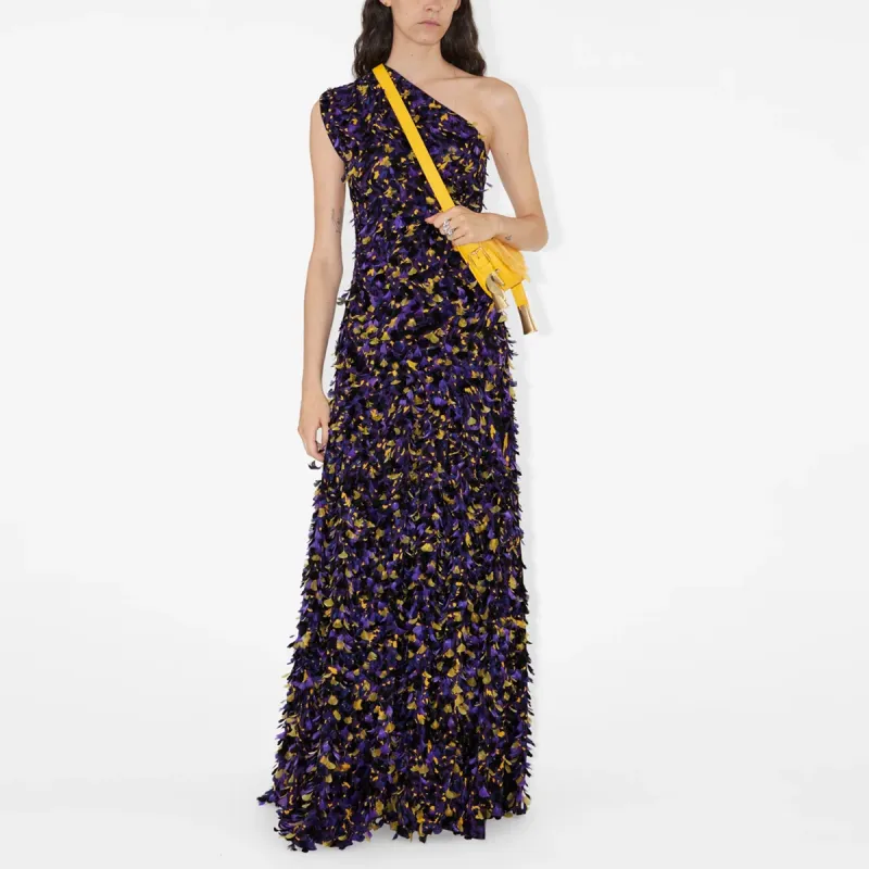 Burberry FW23 Sleeveless Dress Women's Purple-1