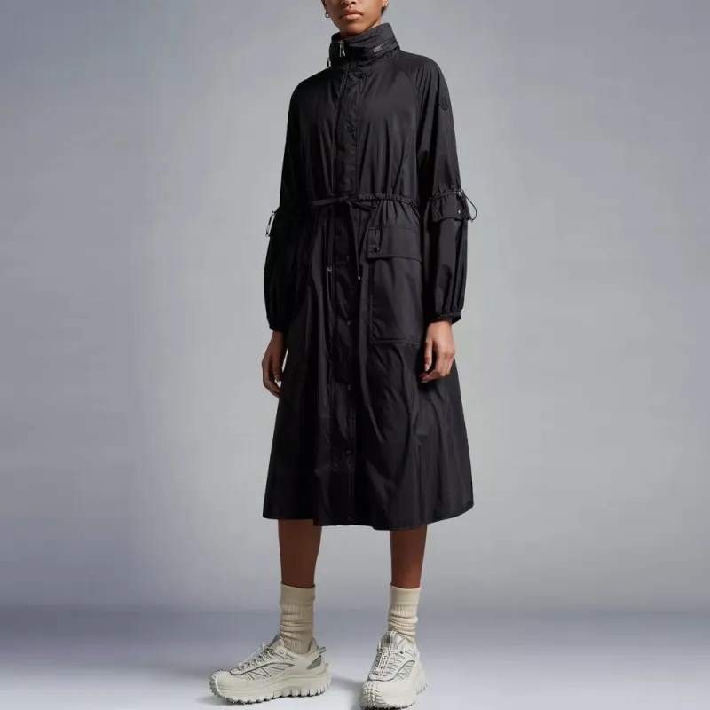 Moncler Lins Parka Coat Jackets & Coats Women's Black-3