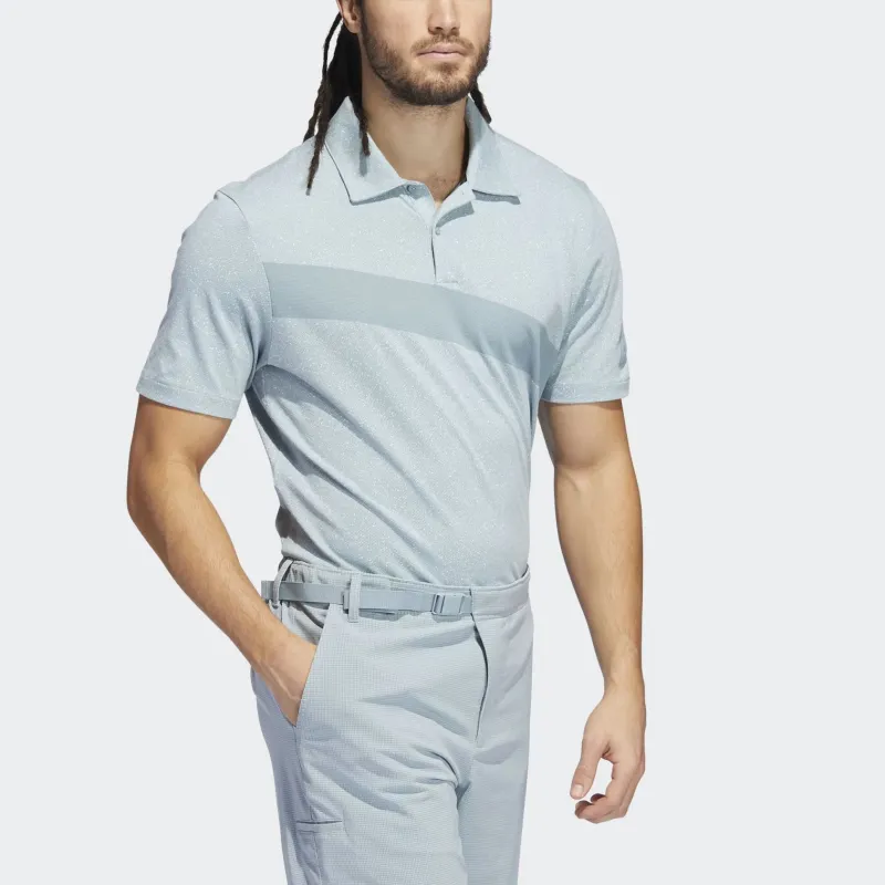Adidas Adicross Golf Polo Shirt Men's Light Blue-3