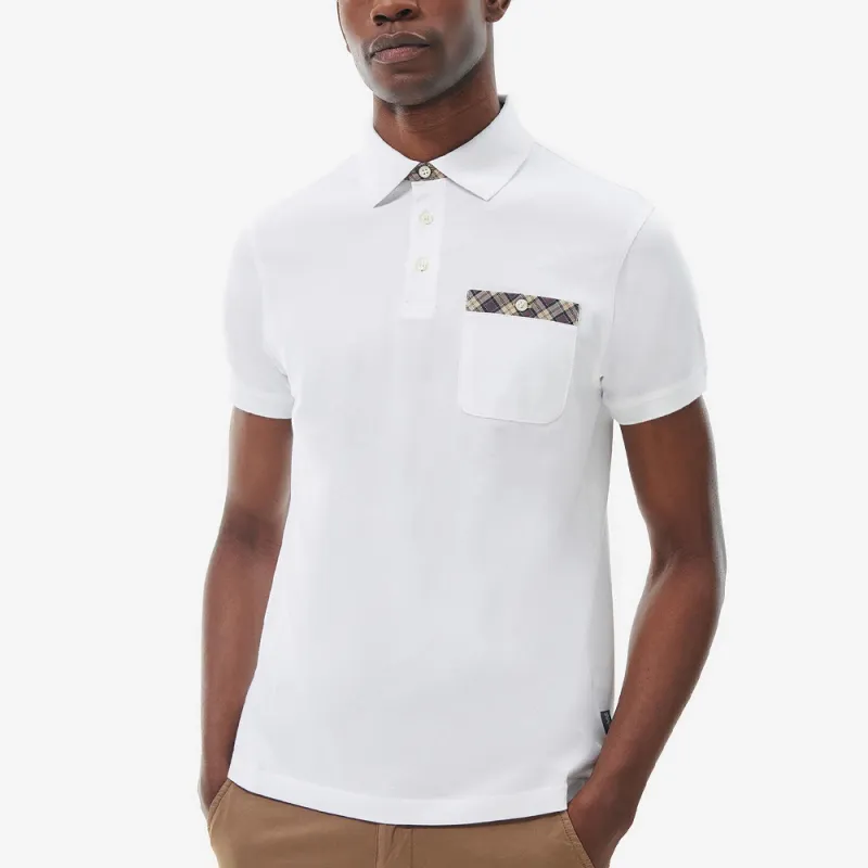 BARBOUR Barbour Hirstly Polo Shirt Polo Shirt Men's White-1